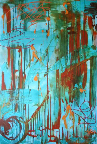 Original Fine Art Abstract Paintings by Svetlana Samovarova