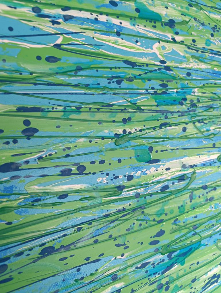 Original Abstract Expressionism Abstract Painting by Svetlana Samovarova