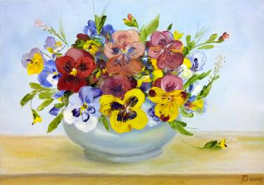 Original Floral Paintings by Svetlana Samovarova