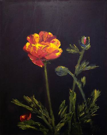 Print of Impressionism Floral Paintings by Svetlana Samovarova