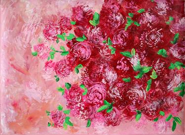 Original Impressionism Floral Paintings by Svetlana Samovarova