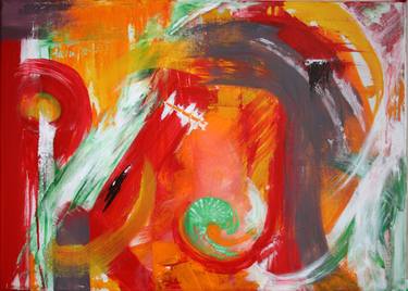 Original Abstract Expressionism Abstract Paintings by Svetlana Samovarova