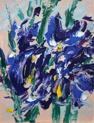 Original Abstract Expressionism Floral Paintings by Svetlana Samovarova