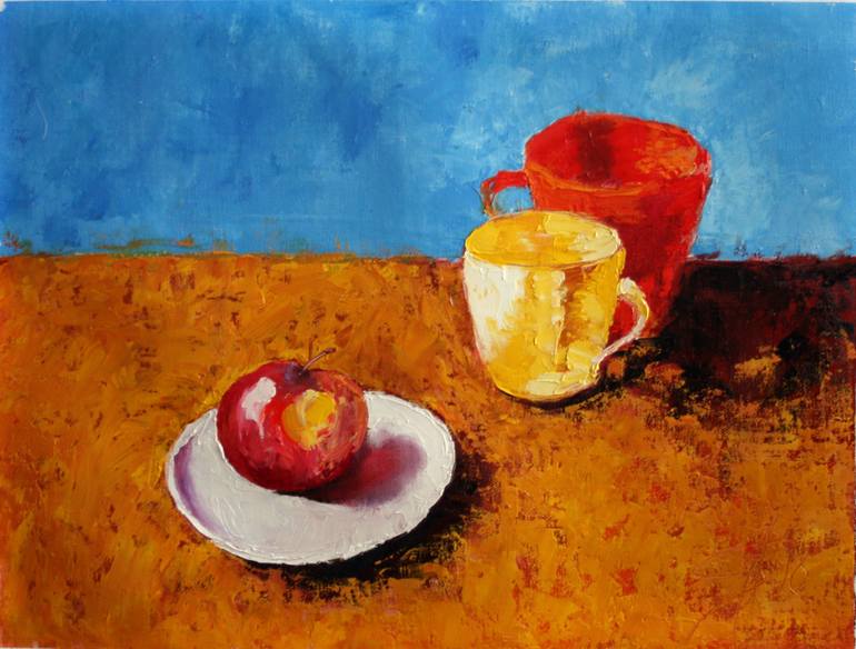 Tea for Two Painting by Svetlana Samovarova 