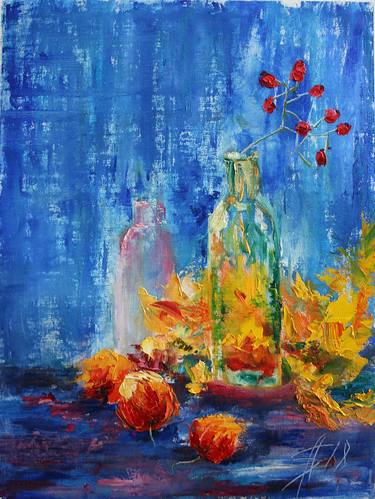 Original Expressionism Still Life Paintings by Svetlana Samovarova