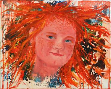 Original Expressionism Children Paintings by Svetlana Samovarova