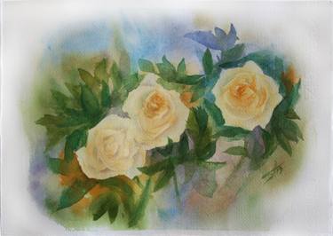 Original Expressionism Floral Paintings by Svetlana Samovarova