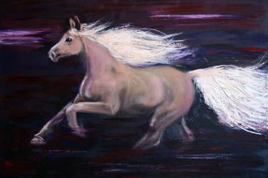 Print of Expressionism Horse Paintings by Svetlana Samovarova