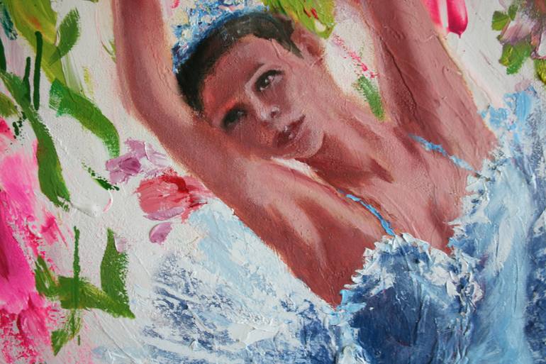 Original Expressionism Women Painting by Svetlana Samovarova