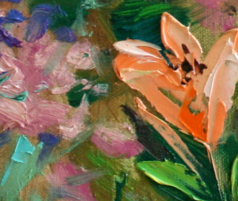 Original Conceptual Floral Painting by Svetlana Samovarova