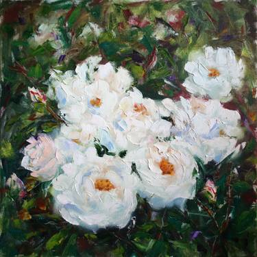 Original Fine Art Floral Paintings by Svetlana Samovarova