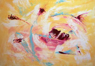 Original Abstract Expressionism Abstract Paintings by Svetlana Samovarova