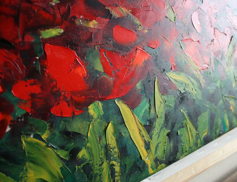 Original Conceptual Floral Painting by Svetlana Samovarova