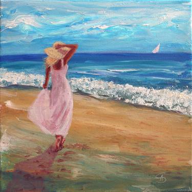 Print of Beach Paintings by Svetlana Samovarova