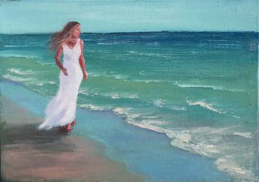 Original Conceptual Beach Paintings by Svetlana Samovarova