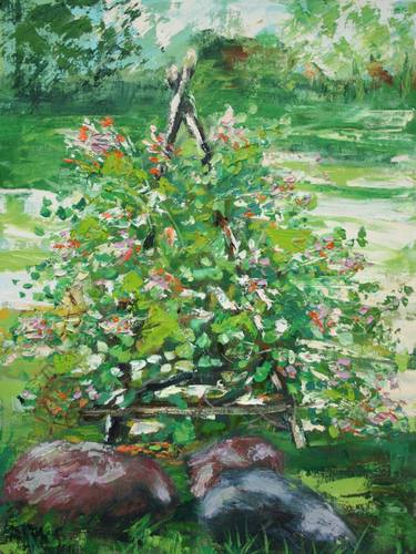 Print of Conceptual Floral Paintings by Svetlana Samovarova