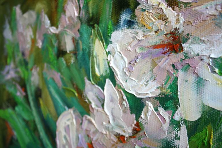 Original Conceptual Floral Painting by Svetlana Samovarova