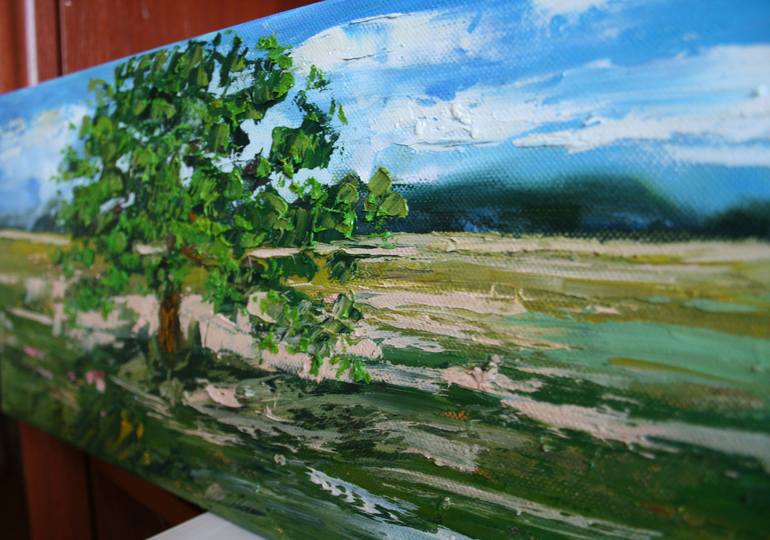 Original Conceptual Landscape Painting by Svetlana Samovarova