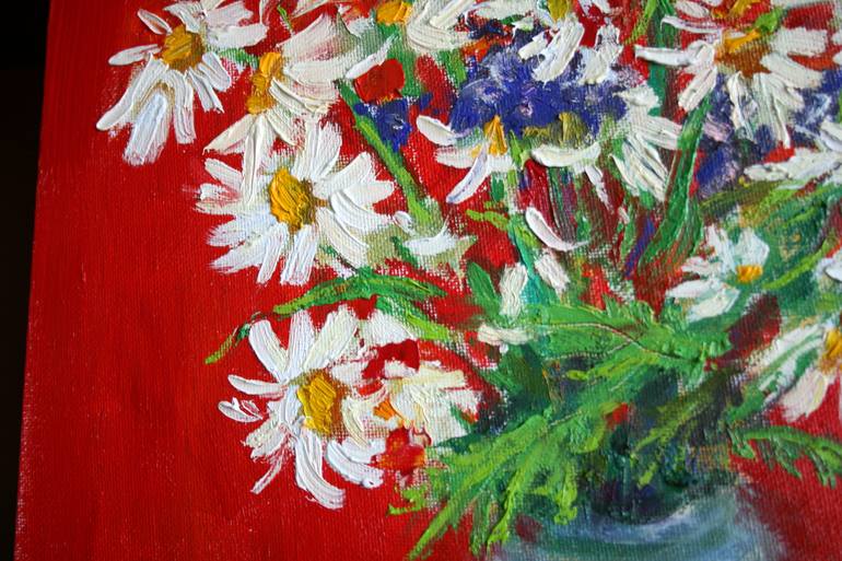 Original Conceptual Floral Painting by Svetlana Samovarova