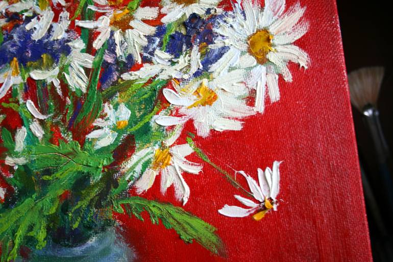 Original Conceptual Floral Painting by Svetlana Samovarova