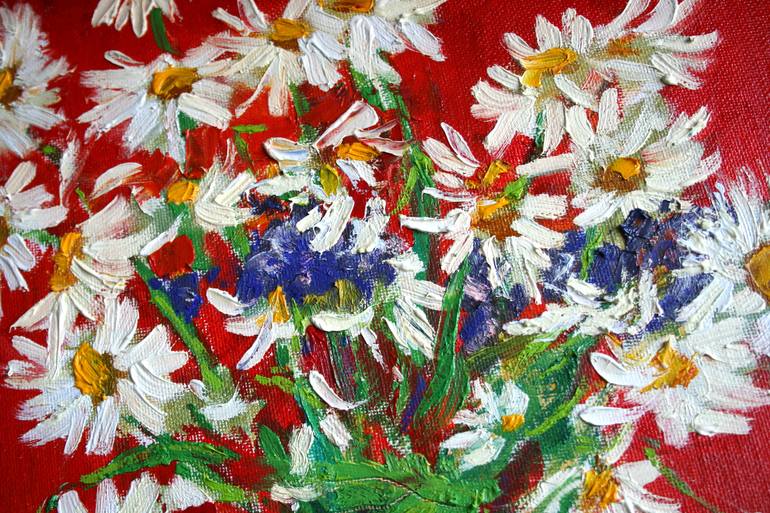 Original Conceptual Floral Painting by Svetlana Samovarova