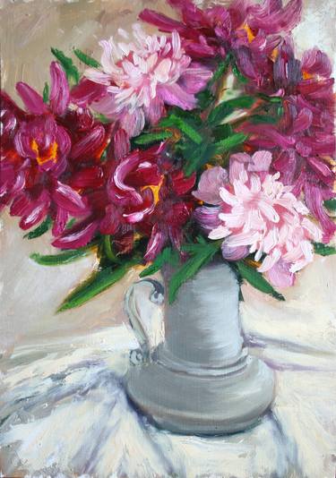 Print of Floral Paintings by Svetlana Samovarova