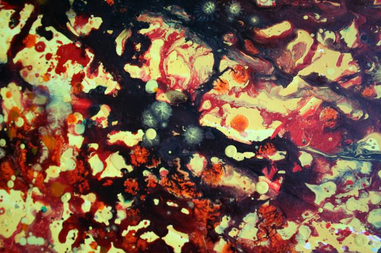 Original Abstract Expressionism Abstract Painting by Svetlana Samovarova