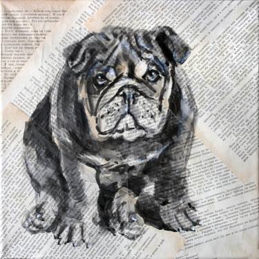 Print of Conceptual Dogs Paintings by Svetlana Samovarova