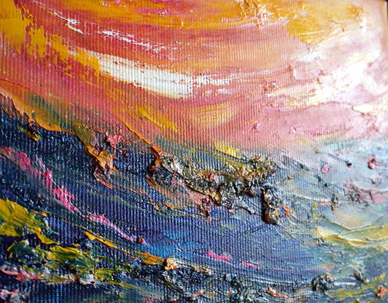 Original Abstract Expressionism Abstract Painting by Svetlana Samovarova