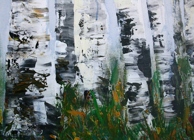 Original Abstract Landscape Painting by Svetlana Samovarova