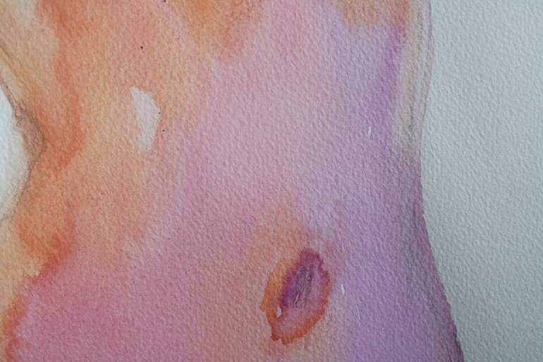 Original Abstract Expressionism Nude Painting by Svetlana Samovarova
