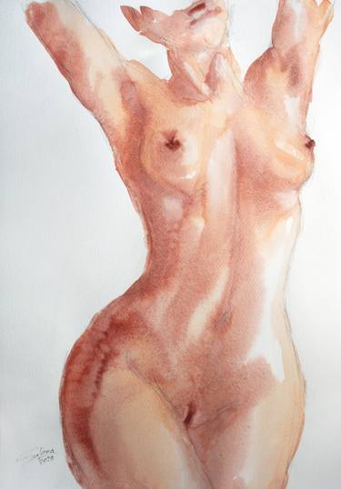Original Conceptual Nude Paintings by Svetlana Samovarova