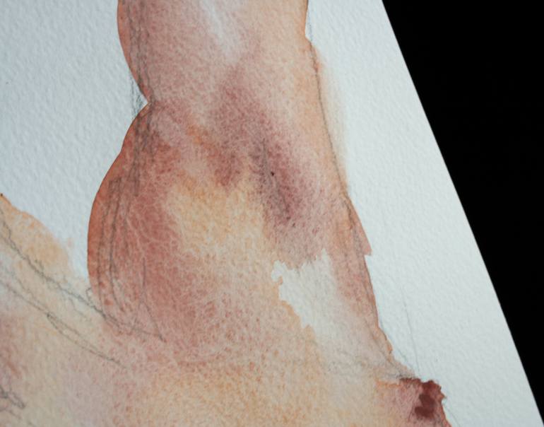 Original Conceptual Nude Painting by Svetlana Samovarova