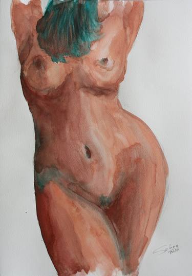 Original Conceptual Nude Paintings by Svetlana Samovarova