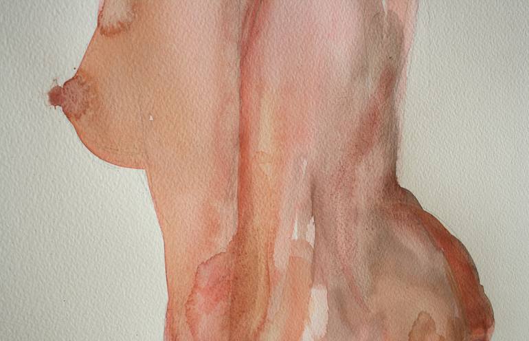 Original Conceptual Nude Painting by Svetlana Samovarova