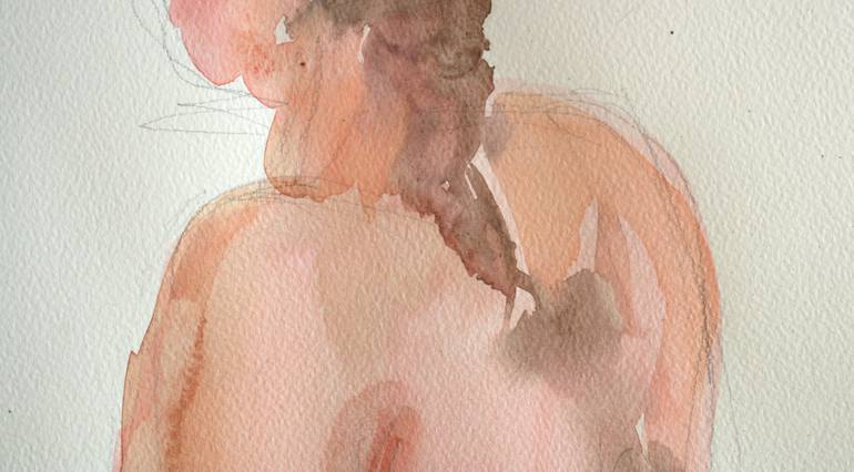 Original Conceptual Nude Painting by Svetlana Samovarova