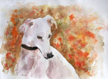 Print of Dogs Paintings by Svetlana Samovarova