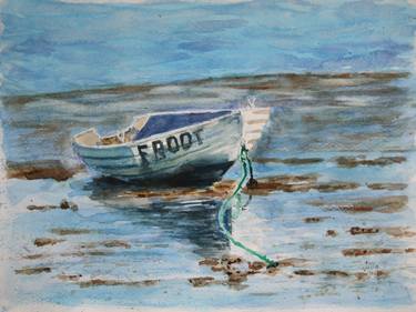 Original Boat Paintings by Svetlana Samovarova