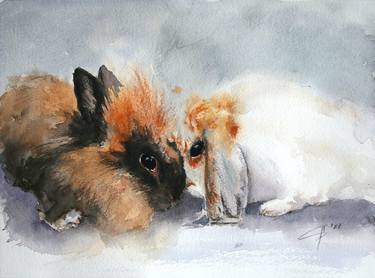 Print of Animal Paintings by Svetlana Samovarova