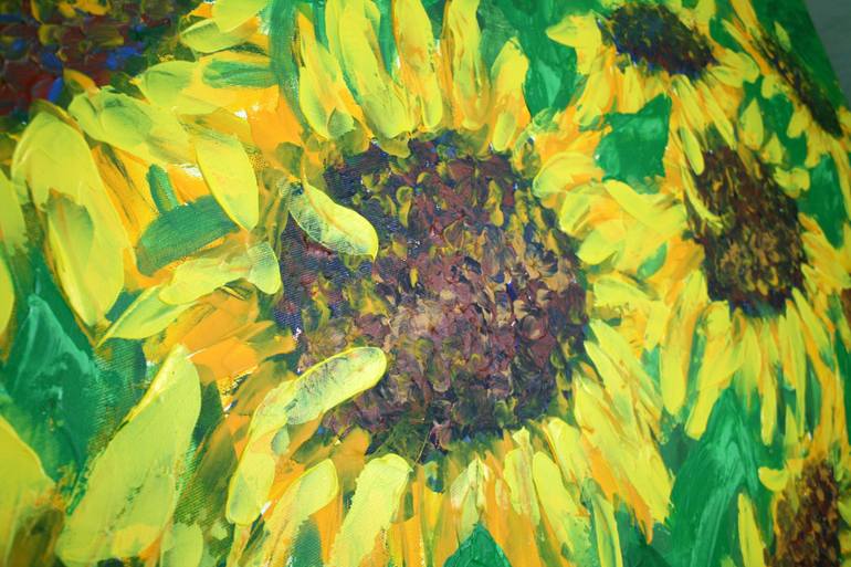 Original Conceptual Floral Painting by Svetlana Samovarova