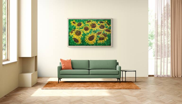 Original Conceptual Floral Painting by Svetlana Samovarova