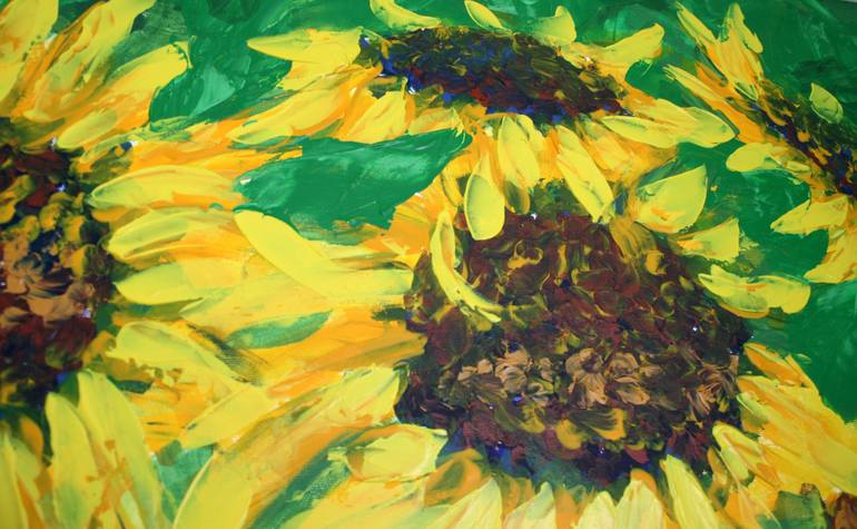 Original Conceptual Floral Painting by Svetlana Samovarova