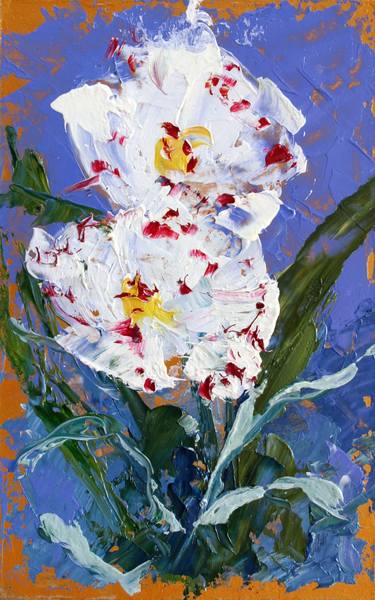 Print of Abstract Expressionism Floral Paintings by Svetlana Samovarova