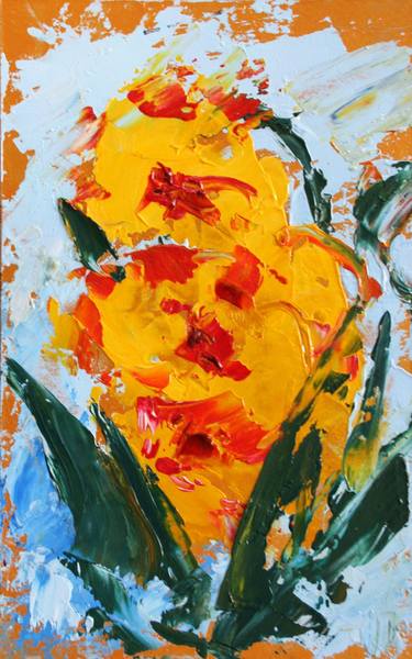 Print of Floral Paintings by Svetlana Samovarova