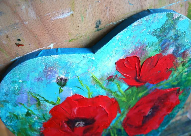 Original Conceptual Floral Painting by Svetlana Samovarova