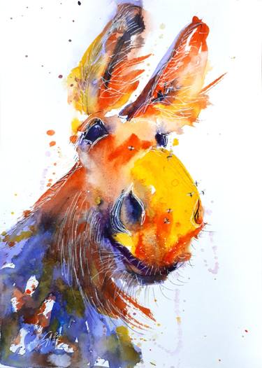 Print of Conceptual Animal Paintings by Svetlana Samovarova