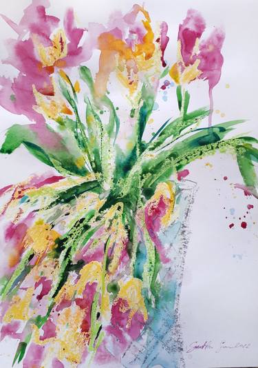 Print of Conceptual Floral Paintings by Svetlana Samovarova