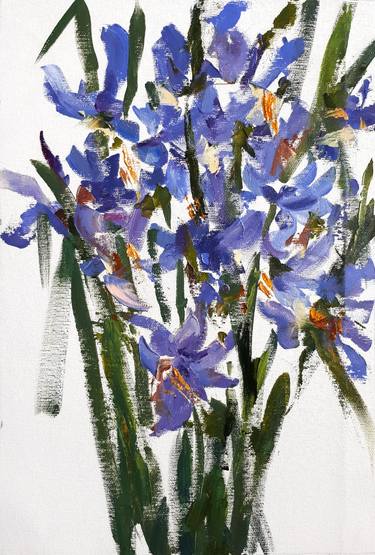 Original Abstract Floral Paintings by Svetlana Samovarova