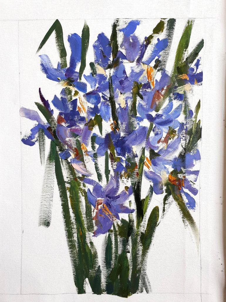 Original Floral Painting by Svetlana Samovarova
