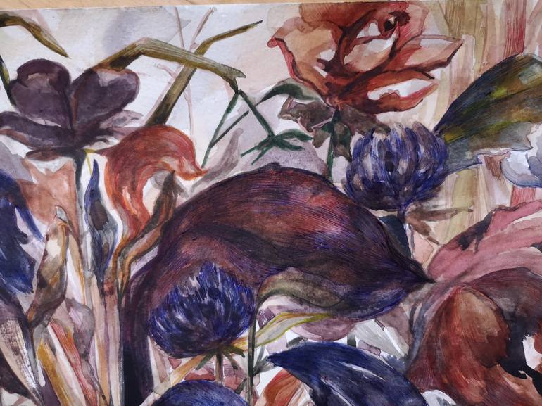 Original Impressionism Botanic Painting by Nikolina Zanetti